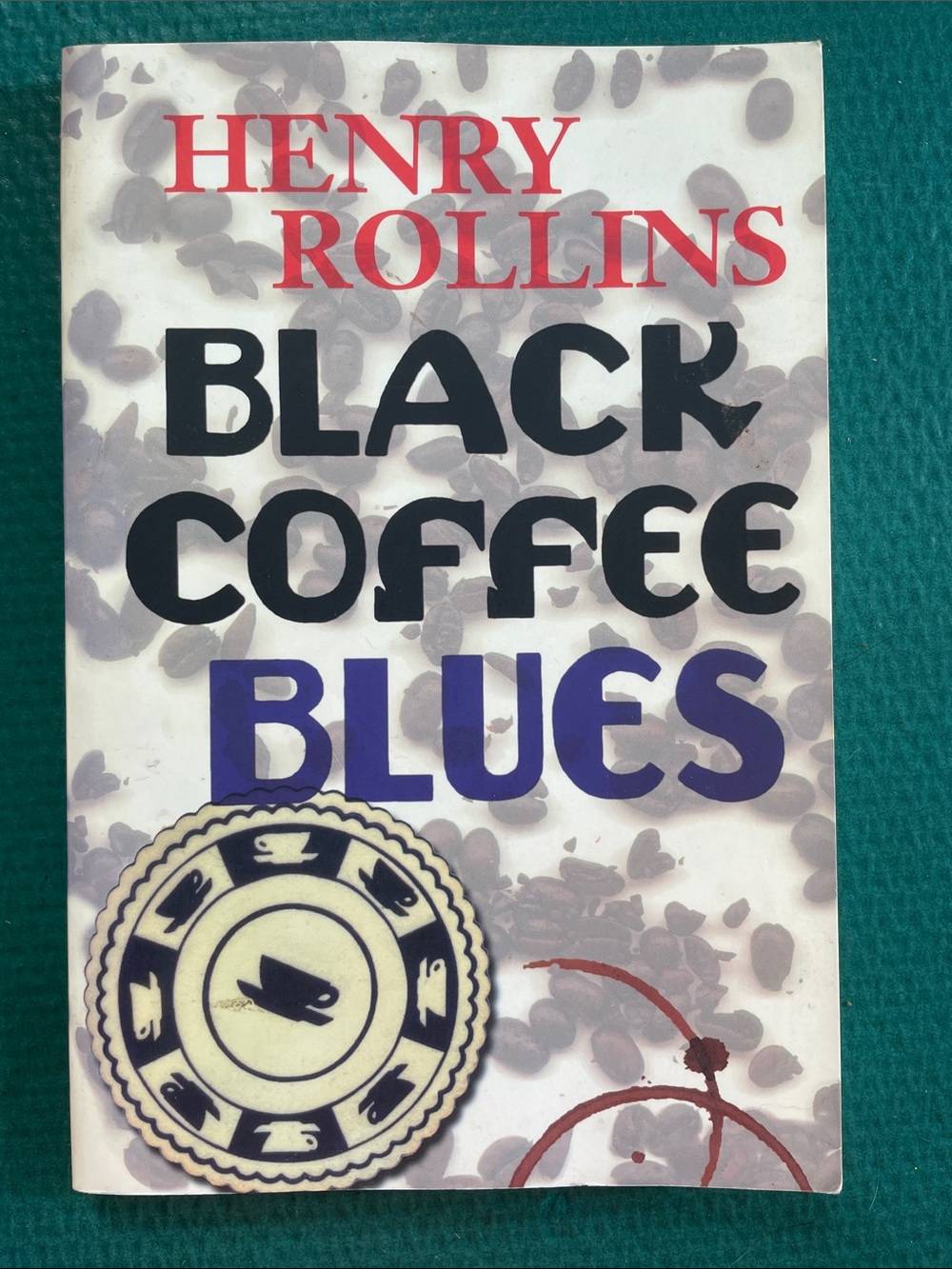 Henry Rollins "Black Coffee Blues" - soft cover book